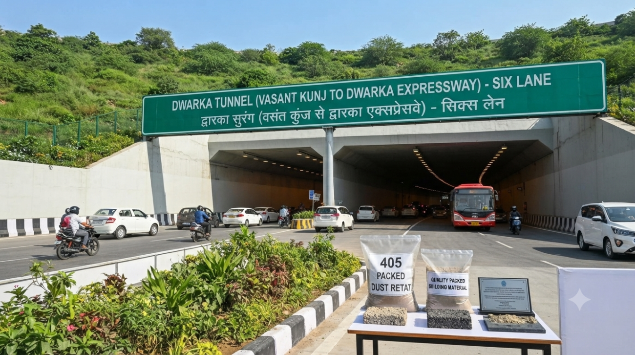 Big Boost for Delhi Traffic: New 6-Lane Dwarka Tunnel Approved